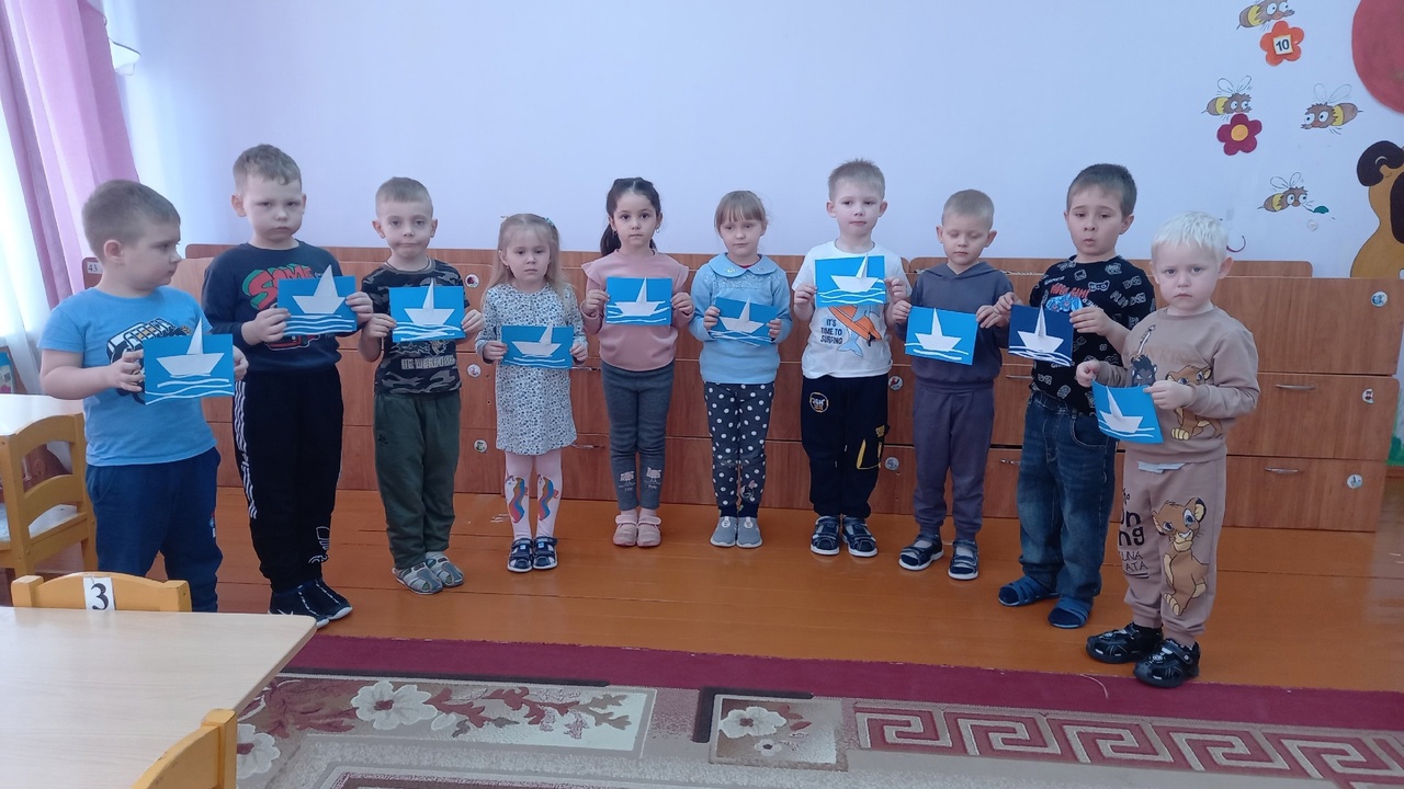 В МБДОУ &quot;Иловский детский сад&quot;  прошёл «День бумажного кораблика».