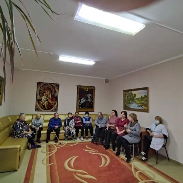 В Иловском доме-интернате для престарелых и инвалидов состоялся просмотр лекции «Физическая активность в пожилом возрасте».