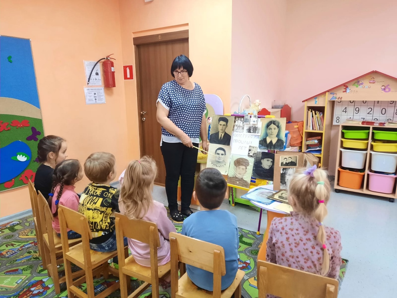 В детском саду села Иловка отметили день рассматривания старинных фотографий, день воспоминаний.